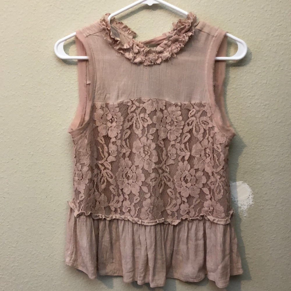 Amaryllis Lace Top
